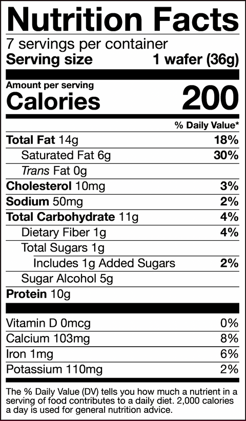 ProtiDiet Cookies & Cream Wafers - 1 Box