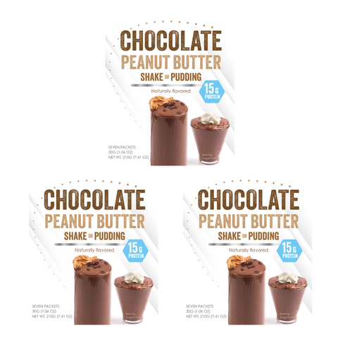 Chocolate Peanut Butter Pudding Shake