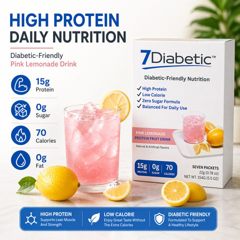 7Diabetic - Pink Lemonade Fruit Drink