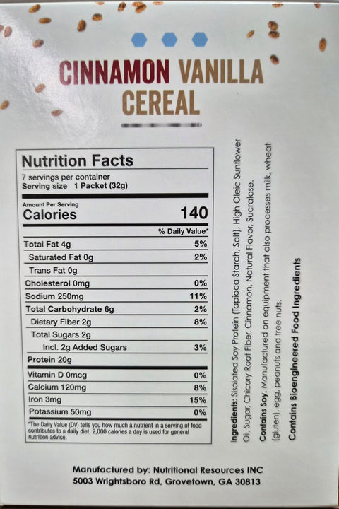Fit Wise CRISPY Cinnamon Vanilla Cereal