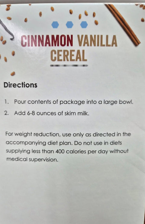 Fit Wise CRISPY Cinnamon Vanilla Cereal