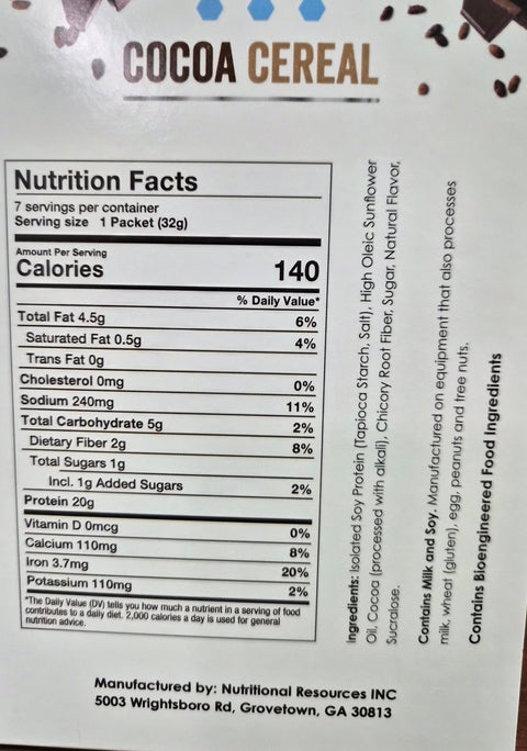 Fit Wise CRISPY Chocolate Cereal
