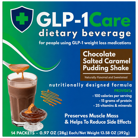 GLP-1Care Chocolate Salted Caramel Pudding Shake