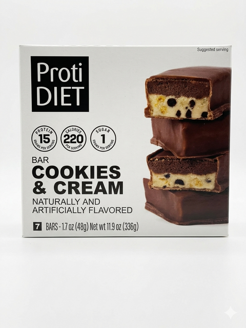 Proti Diet Cookies and Cream Bar