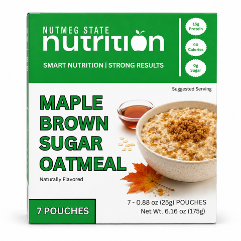 Nutmeg State Nutrition Maple Brown Sugar Oatmeal