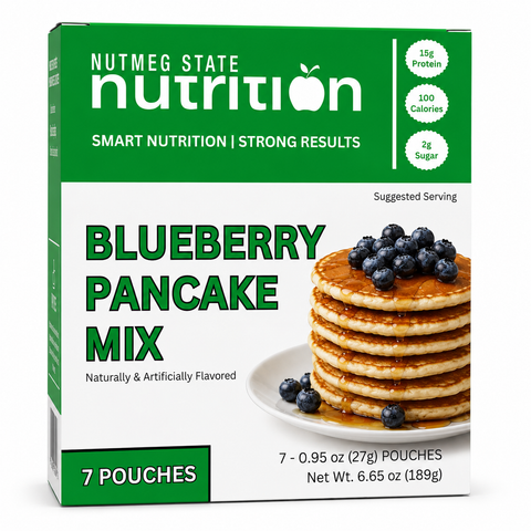 Nutmeg State Nutrition Blueberry Pancakes