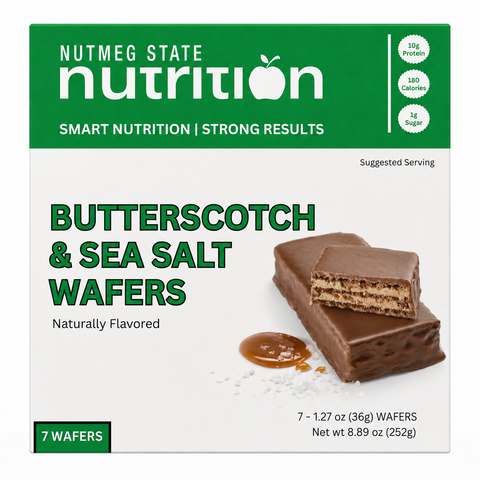 Nutmeg State Nutrition Butterscotch & Sea Salt Wafers