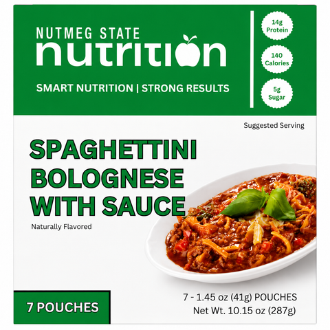 Nutmeg State Nutrition Spaghettini Bolognese