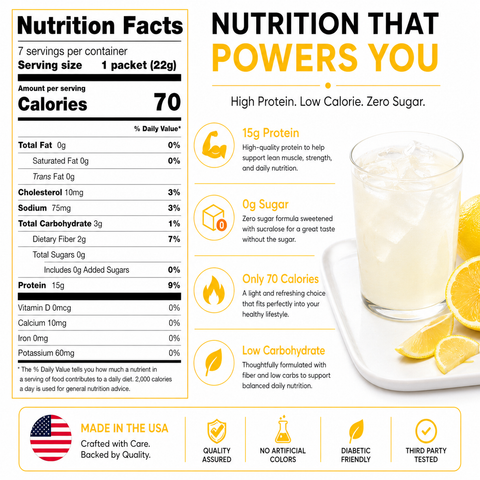 Proti Fit Lemon Drink Powder Mix