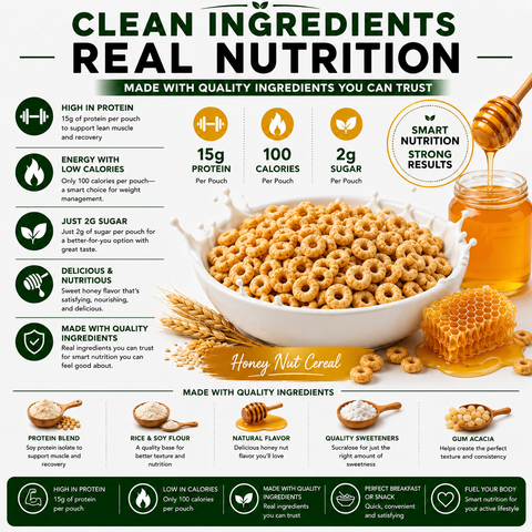 Nutmeg State Nutrition Honey Nut Soy Cereal