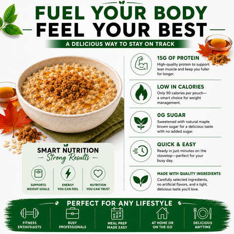 Nutmeg State Nutrition Maple Brown Sugar Oatmeal