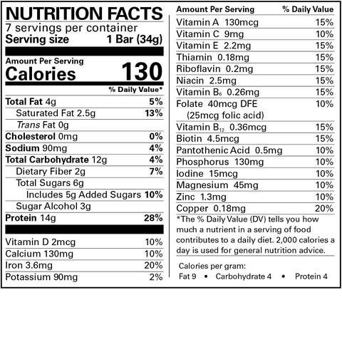 New Direction Peanut Butter Bar