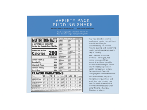 New Direction Variety Pack Pudding  Shake