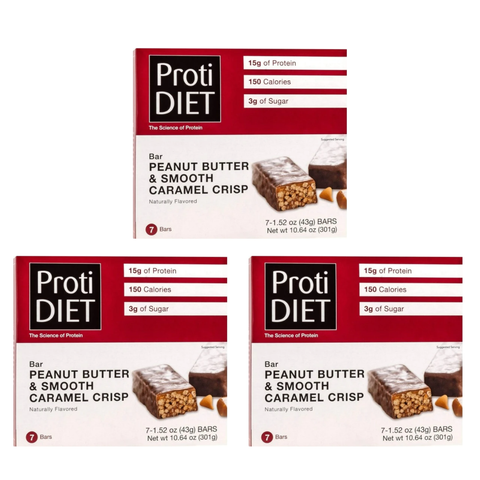 Peanut Butter & Smooth Caramel Crisp Bar