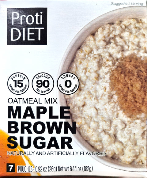 Maple Brown Sugar Oatmeal Box