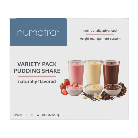 Numetra - Variety Pack Pudding Shake - 1 Box