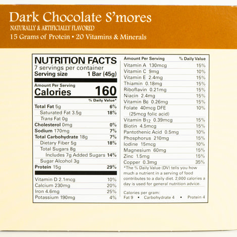 DPTG Dark Chocolate S'mores Bar